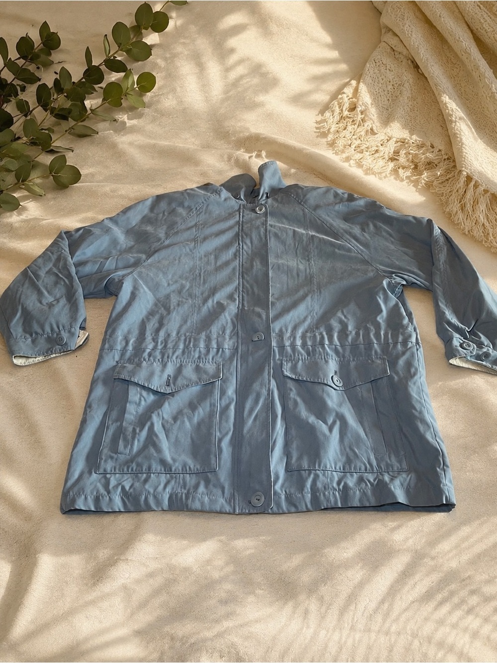 Women's London Fog Light Blue Jacket Size Large |
Adjustable Waist Lightweight - Picture 3 of 13